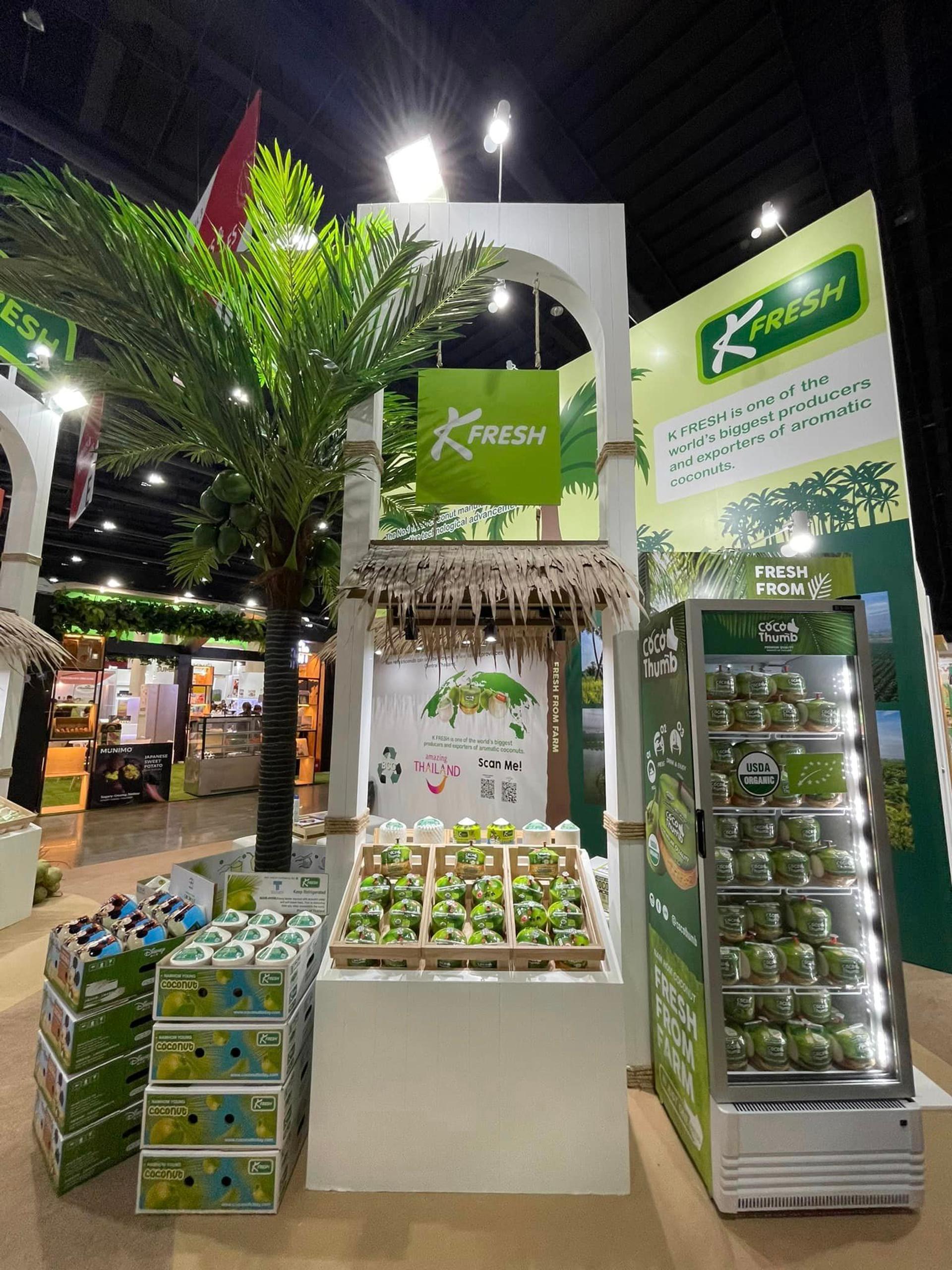 K Fresh Coconut Shines at Thaifex 2023: Showcasing the Best of Thai Aromatic Coconuts