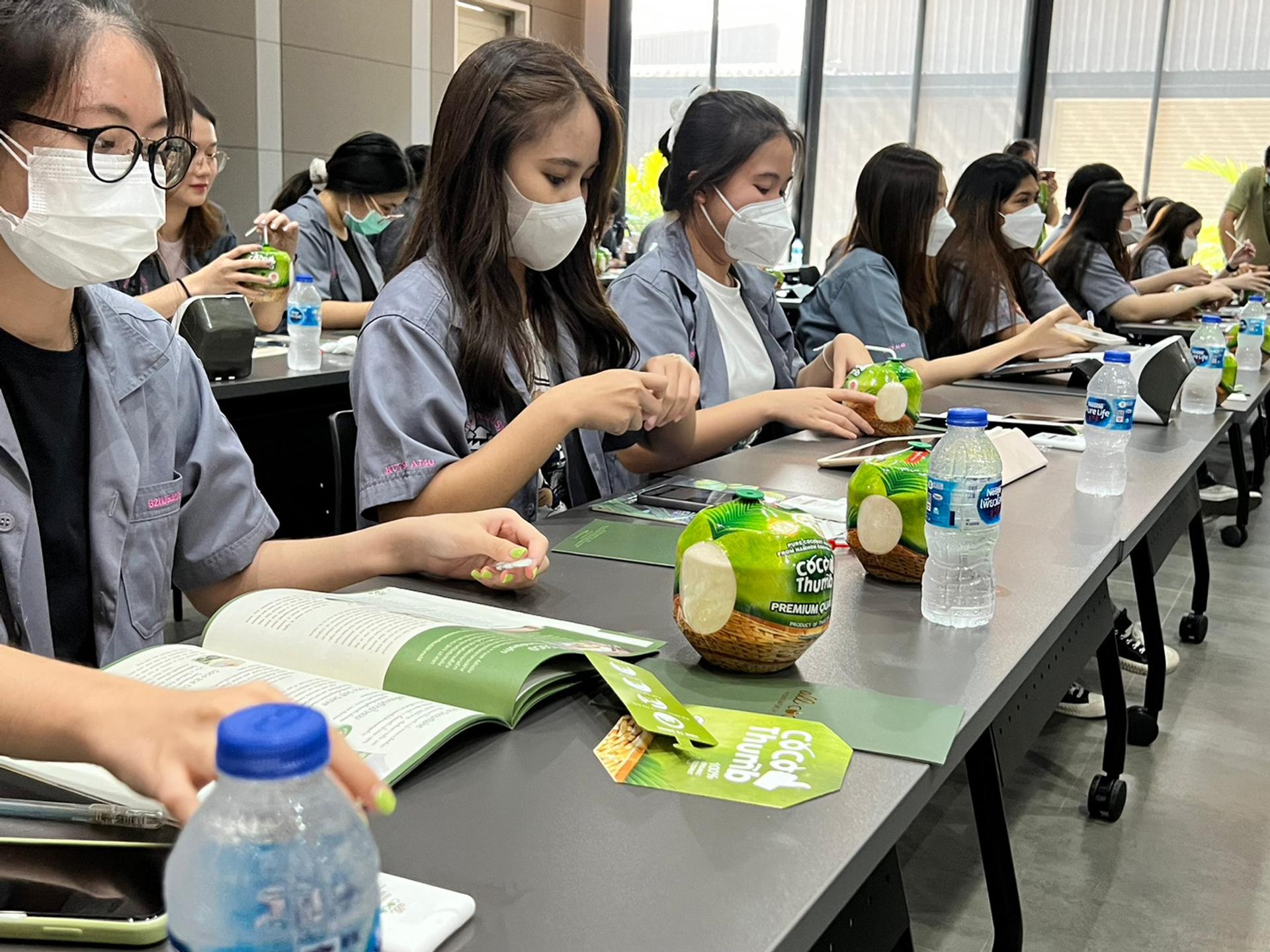 Students listening to a lecture