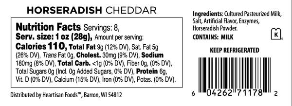 Horseradish Cheddar Nutrition
