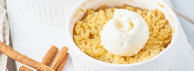 Pear and Cheddar Crisp