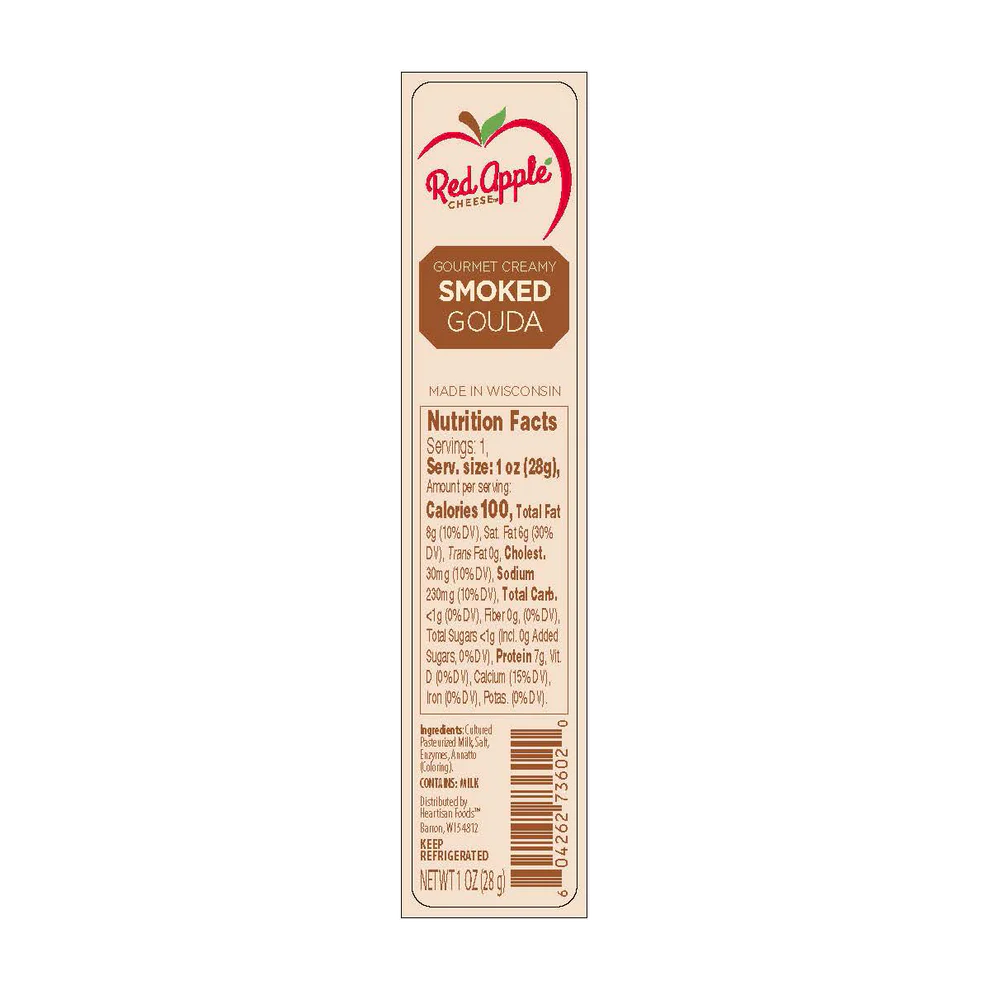 Smoked Gouda Gourmet Creamy Cheese Snack Stick