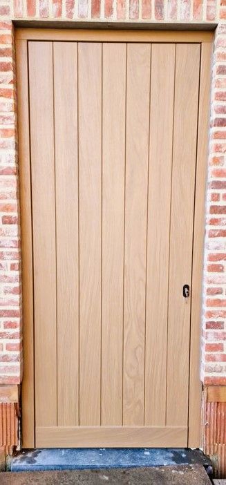 Klassieke voordeur nieuwbouw