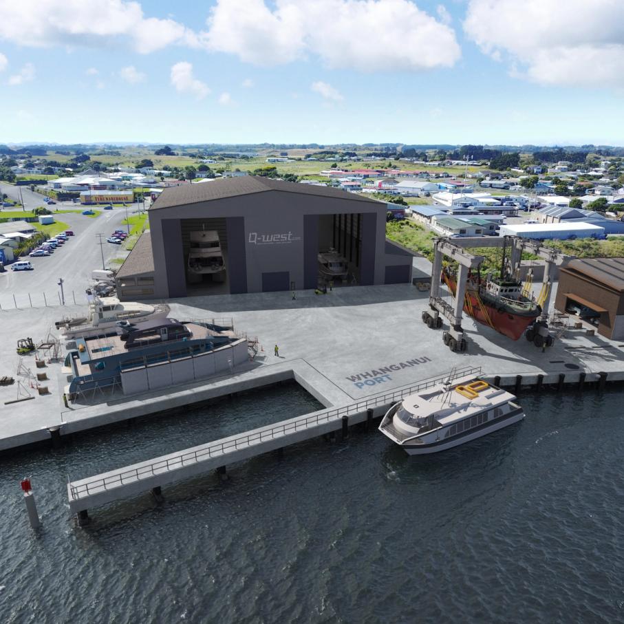 Artist’s impression of the proposed port revitalisation