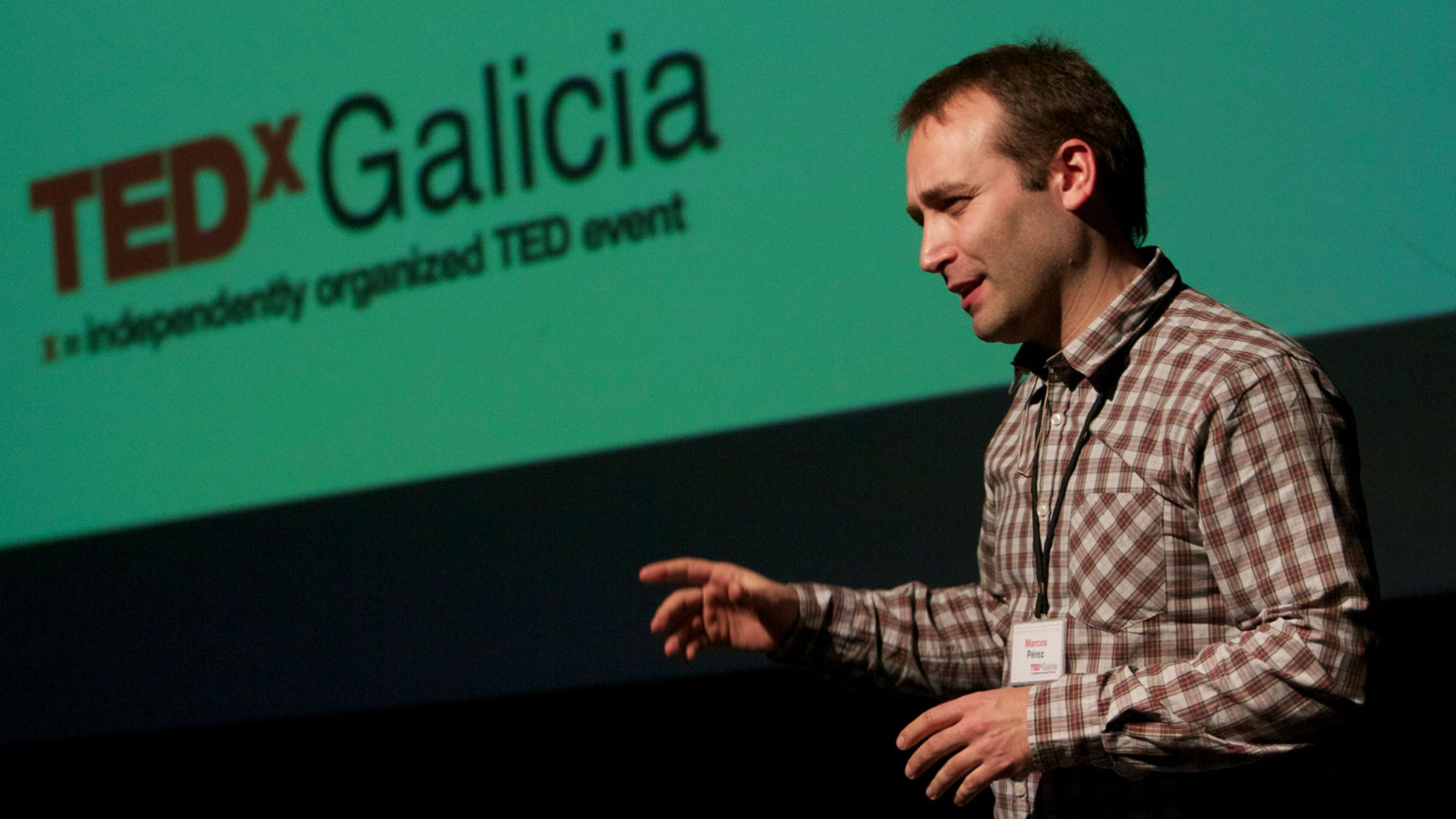 Marcos Pérez anfitrión do TEDxGalicia