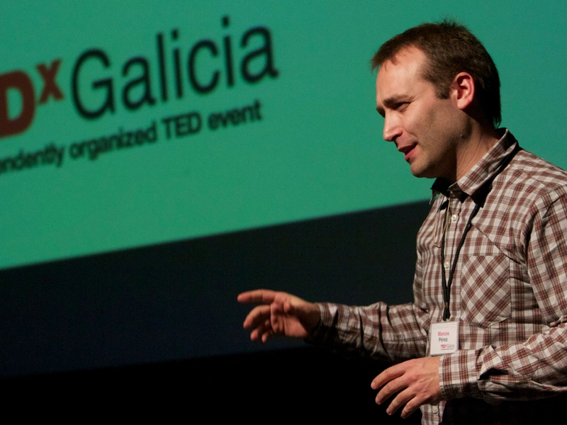 Marcos Pérez anfitrión do TEDxGalicia