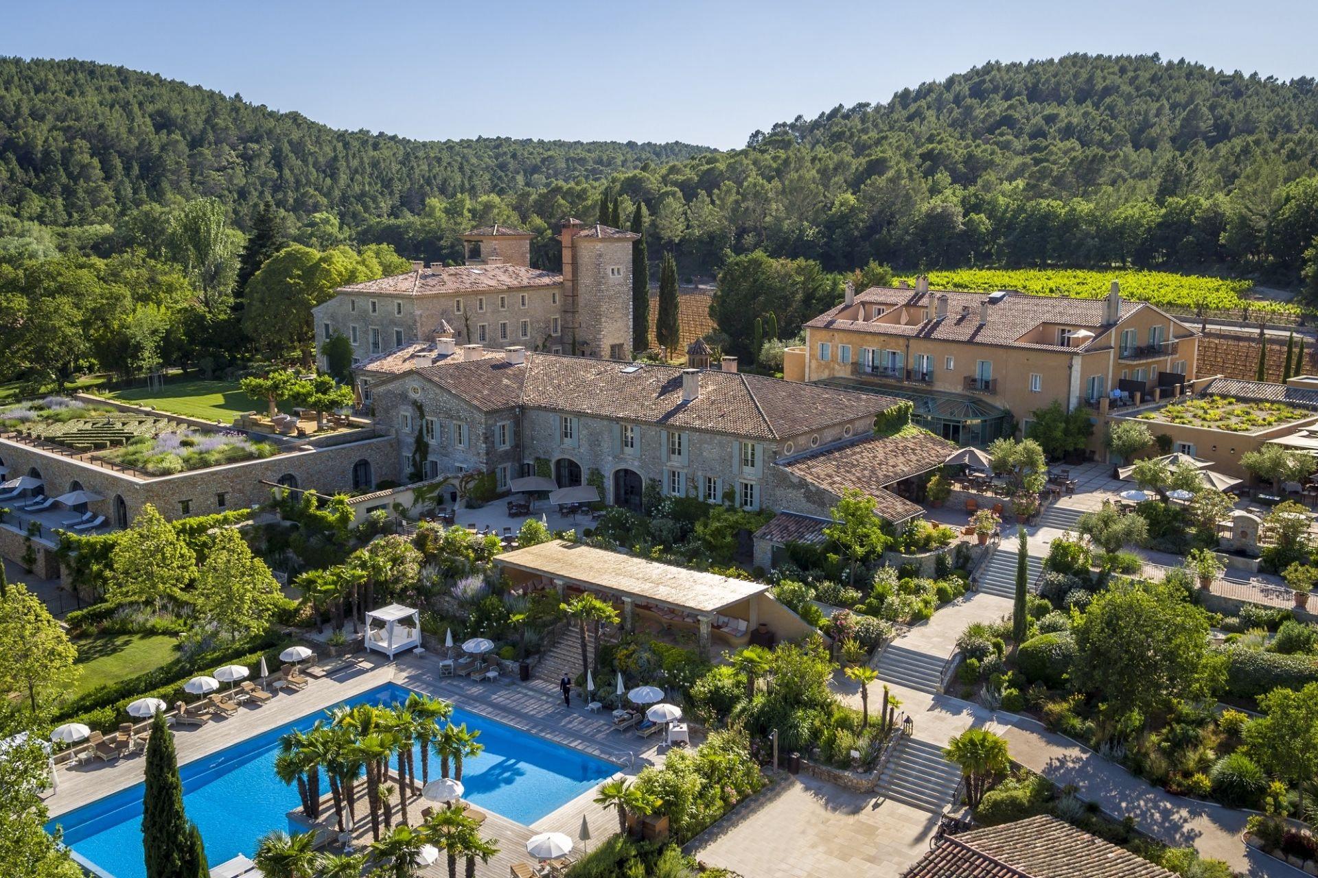 The vineyard estate at Château de Berne, near Lorgues