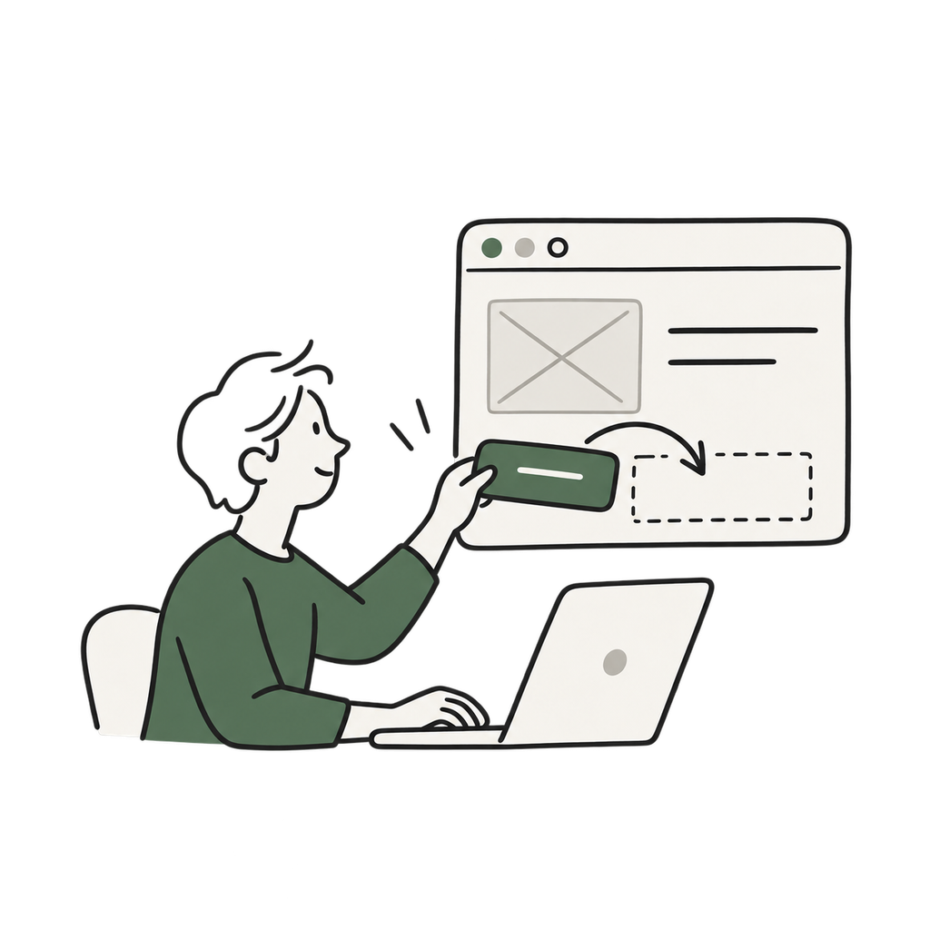 Illustration de l’étape développer : interfaces, administration et intégrations prévues