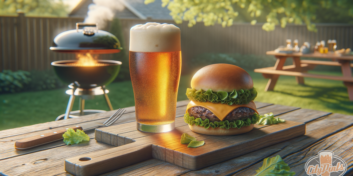 How to Pair Beer and Burgers Like You Actually Know What You're Doing — craft beer editorial photo