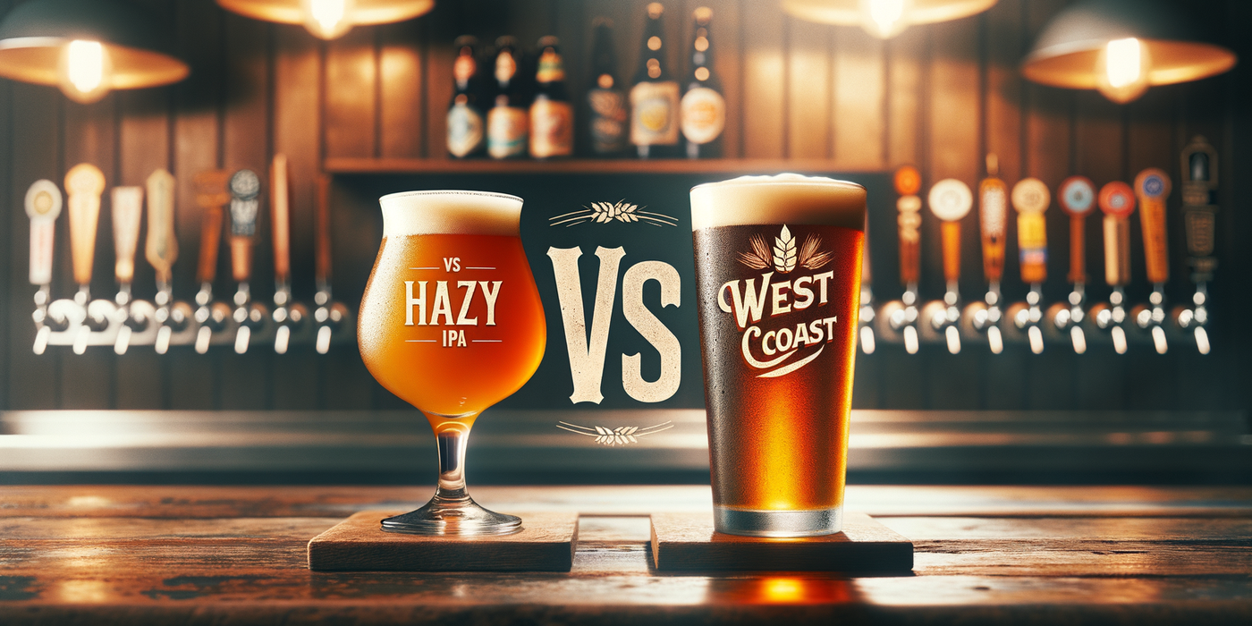 Hazy IPA vs. West Coast IPA
