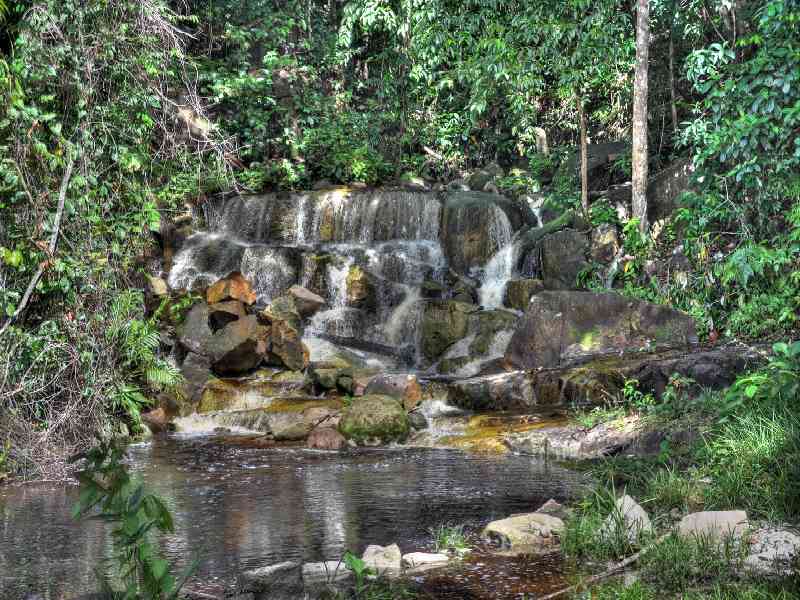 Swim and relax at the scenic Baracara Falls