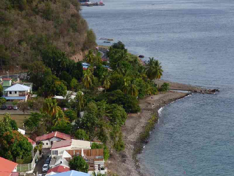 Relax by the Caribbean Sea at Le Carbet Beach with stunning coastal views and tropical island vibes.