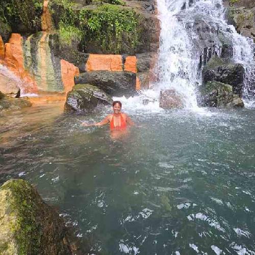 Swim in freshwater lakes, waterfalls, and natural hot springs Swim in freshwater lakes, waterfalls, and natural hot springs