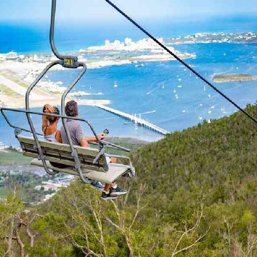 Ride the Sky Explorer to the summit of Sentry Hill and take in spectacular 360-degree panoramas of the coastline and lush landscapes. Ride the Sky Explorer to the summit of Sentry Hill and take in spectacular 360-degree panoramas of the coastline and lush landscapes.