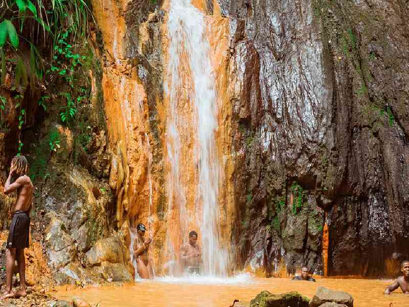 Swim beneath stunning waterfalls including Adelphi Falls, St. Margaret Falls, and the unique Golden Falls with its naturally warm and cool waters.