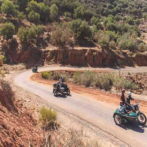 Explore the Agafay Desert on a vintage sidecar adventure Explore the Agafay Desert on a vintage sidecar adventure
