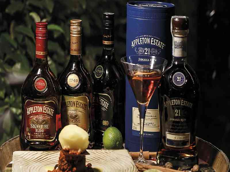 Enjoy a tasting of authentic Appleton Rum