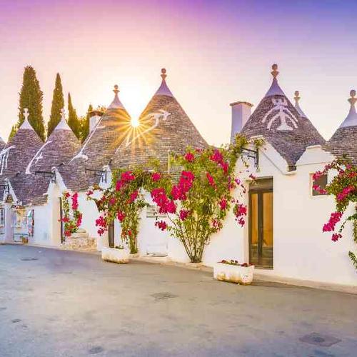 Discover southern Italy’s rich history through Lecce’s Baroque streets, Alberobello’s trulli houses, and Matera’s ancient cave city. Discover southern Italy’s rich history through Lecce’s Baroque streets, Alberobello’s trulli houses, and Matera’s ancient cave city.