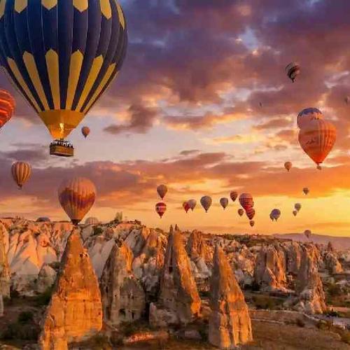 Experience unforgettable moments like a sunrise hot air balloon ride, Bosphorus sunset cruise, and sailing along the Turquoise Coast Experience unforgettable moments like a sunrise hot air balloon ride, Bosphorus sunset cruise, and sailing along the Turquoise Coast