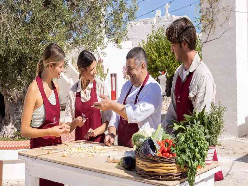 Experience authentic Italian culture with local wine tastings, Pugliese cooking classes, fresh seafood, and seaside nightlife.