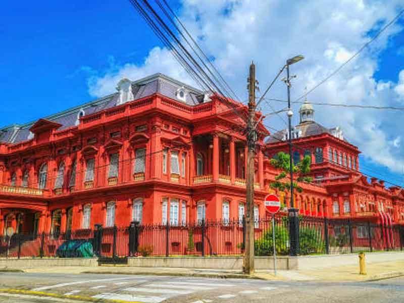 Trinidad and Tobago Parliament aka the Red House Trinidad and Tobago