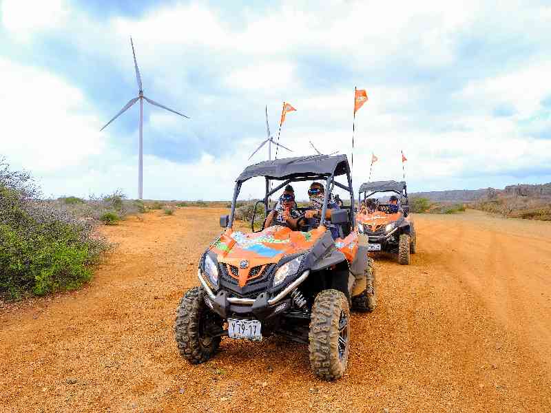 Off-road UTV adventure across Curaçao’s rugged landscapes and hidden caves.