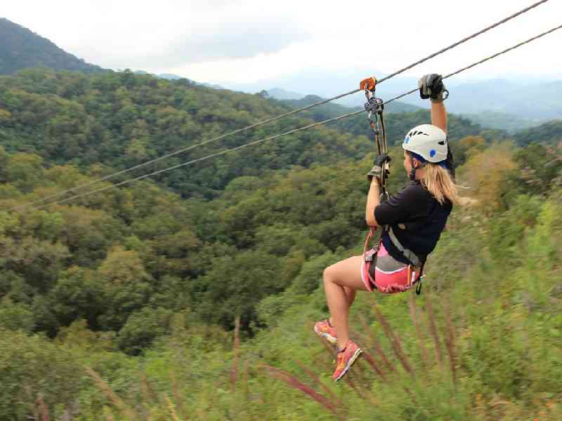 Zipline through the treetops of Kereita Forest on Africa's longest zipline