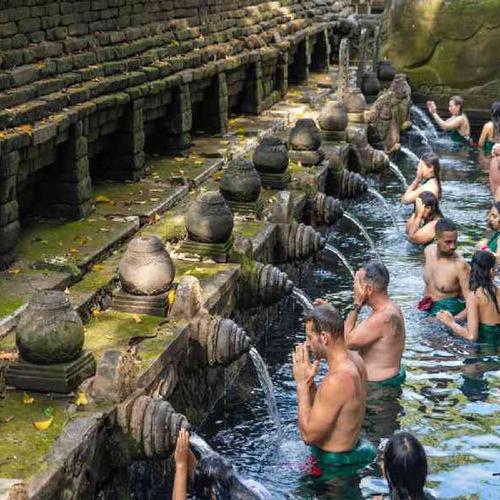 Experience a 5,000-year-old water purification ceremony Experience a 5,000-year-old water purification ceremony