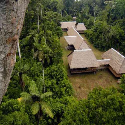 Sleep at a stunning lodge in the heart of the Amazon, surrounded by wildlife Sleep at a stunning lodge in the heart of the Amazon, surrounded by wildlife