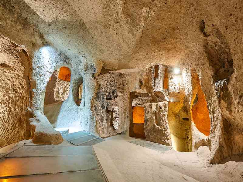 Explore Turkey’s legendary history with visits to Troy, Ephesus, Gallipoli, and the ancient underground city of Kaymakli.