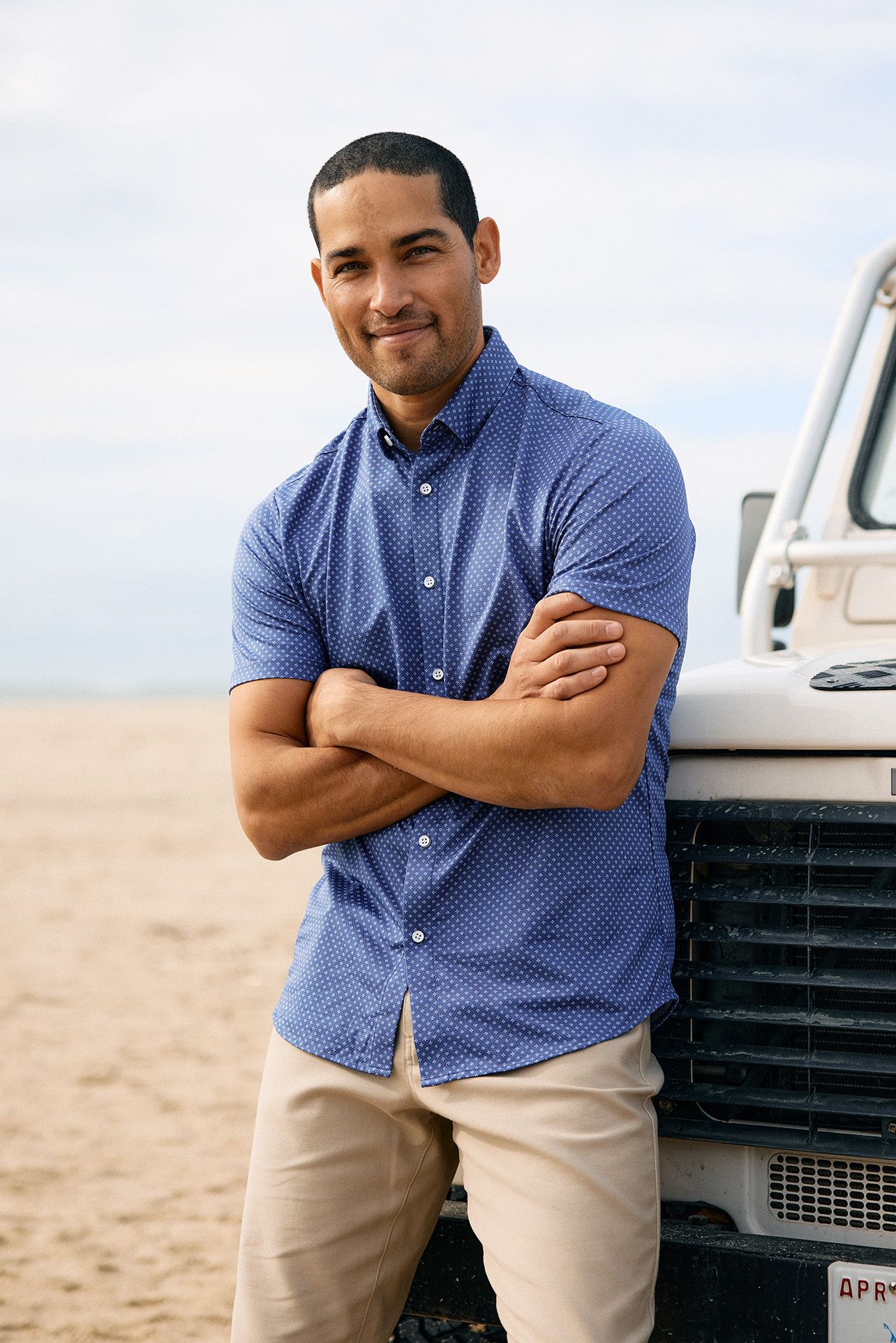 Man looking good in a Mizzen Suit