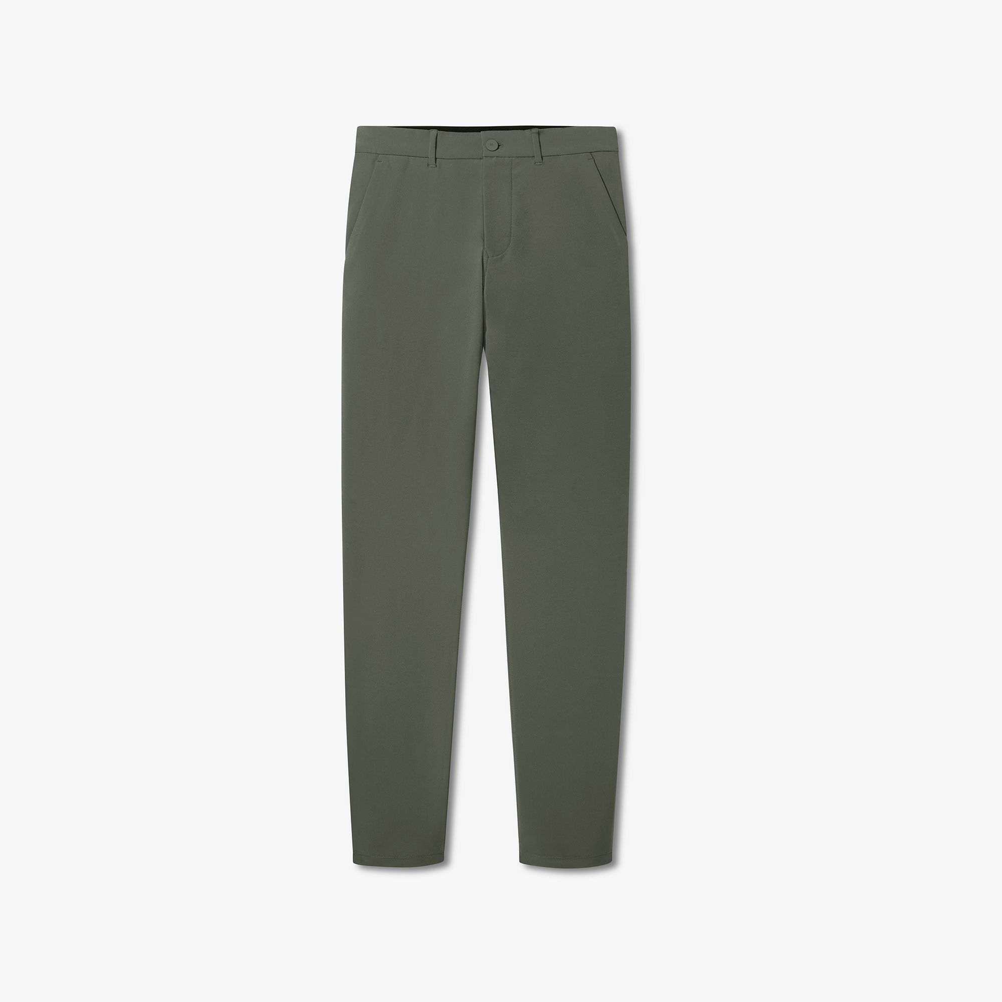Olive Solid Helmsman Chino Pant - Mizzen+Main