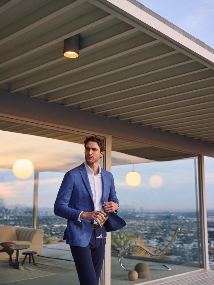 Mizzen man looking great at a photo shoot.