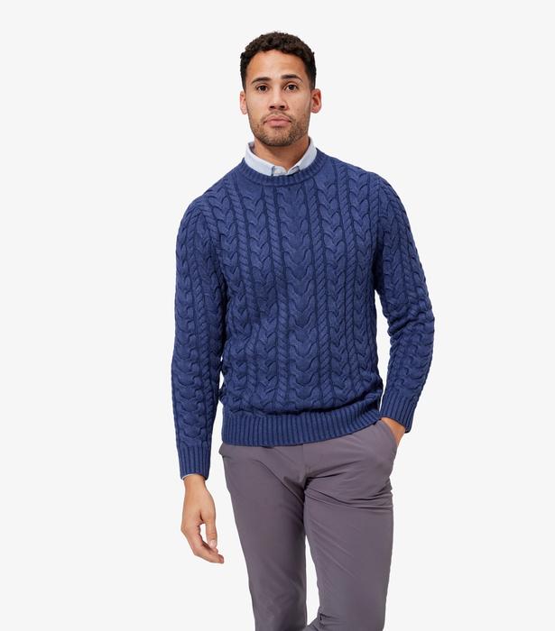Men's Performance Sweaters - Moisture Wicking, 4-Way Stretch - Mizzen+Main