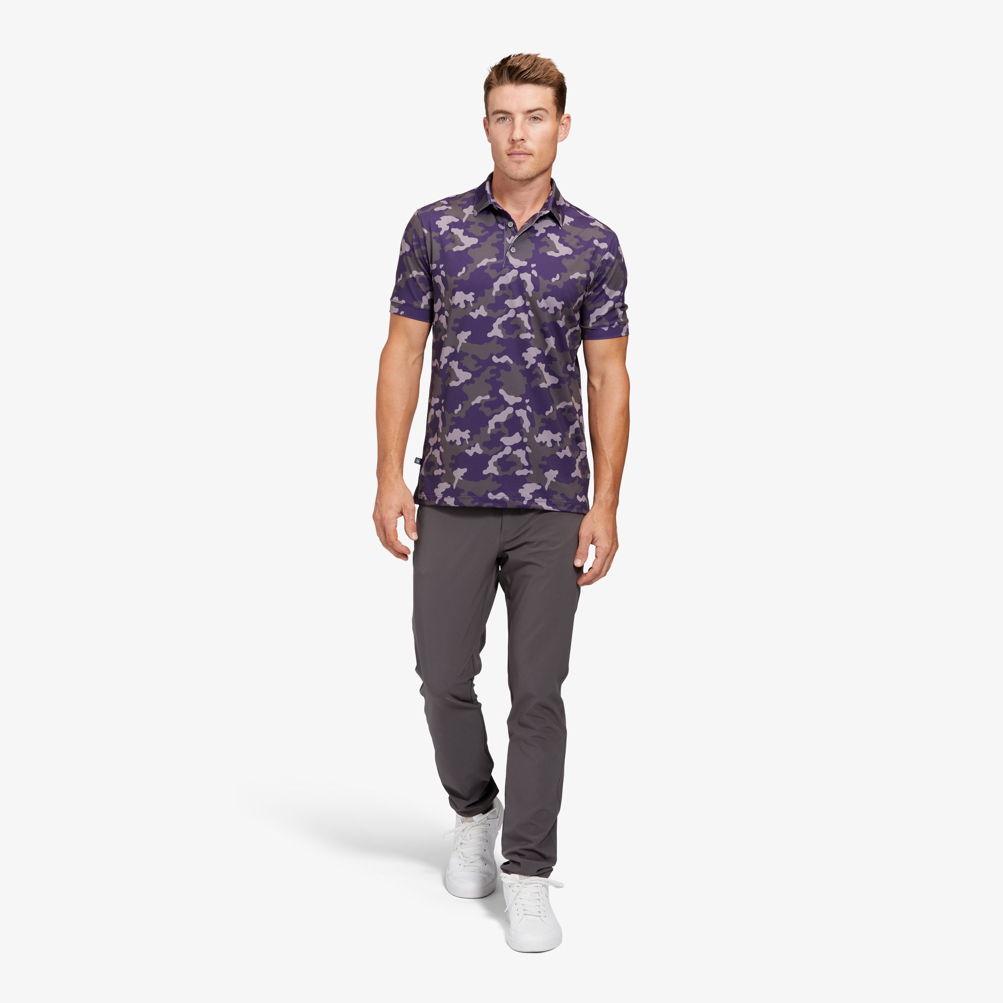 Versa Polo - Purple Camo