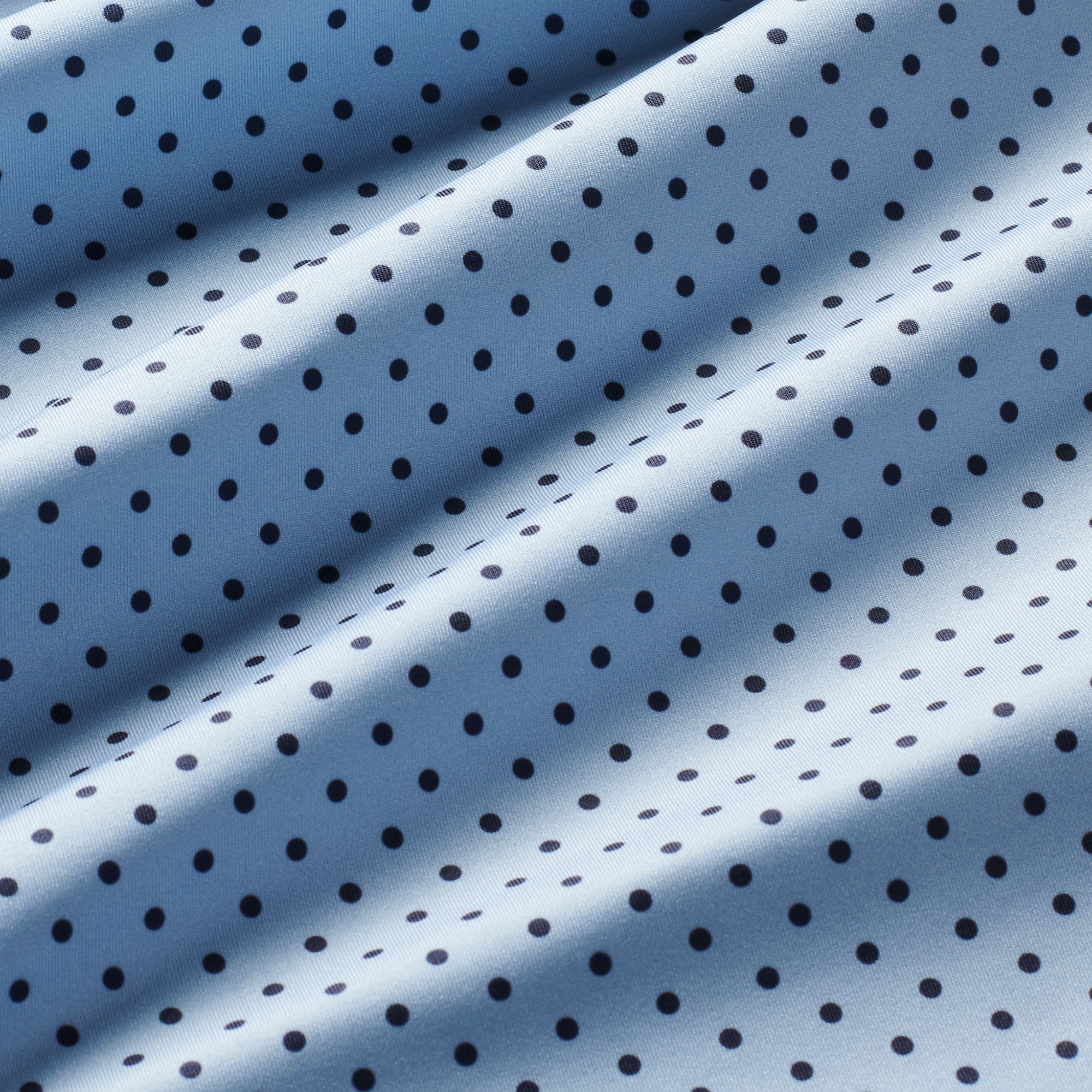 Versa Polo - Ashley Blue Dot Print - Mizzen+Main