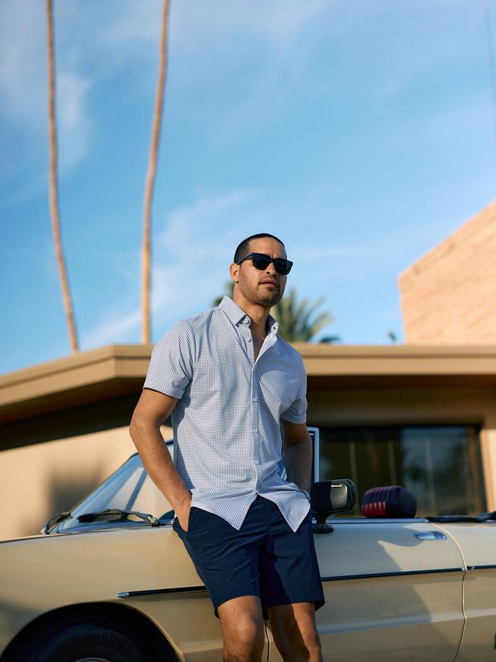 Mizzen man looking great at a photo shoot.