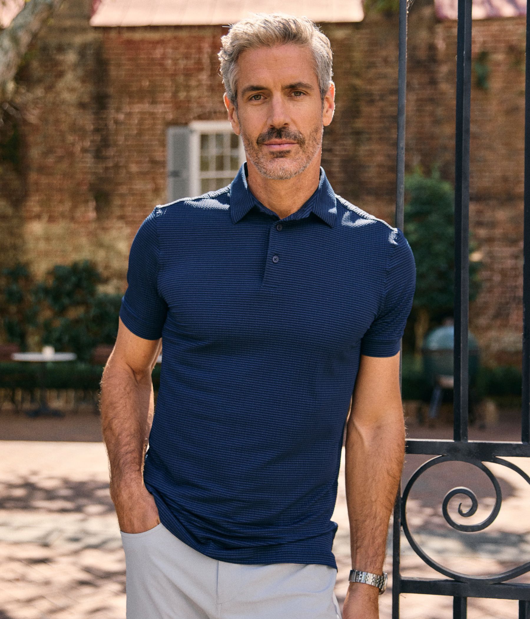 Our new Mayfield pant. Ready for work.