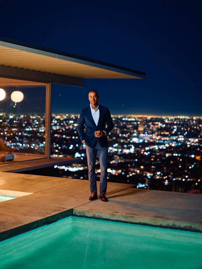 Mizzen man looking great at a photo shoot.