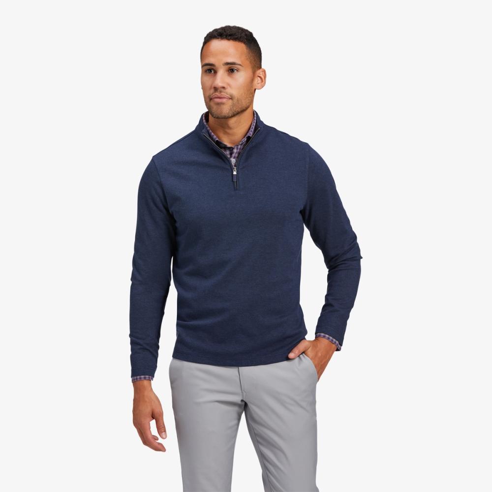 ProFlex Quarter Zip - Navy Heather - Mizzen+Main