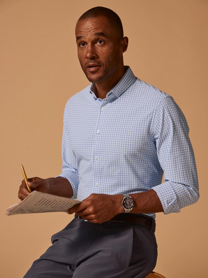 Mizzen man looking great at a photo shoot.