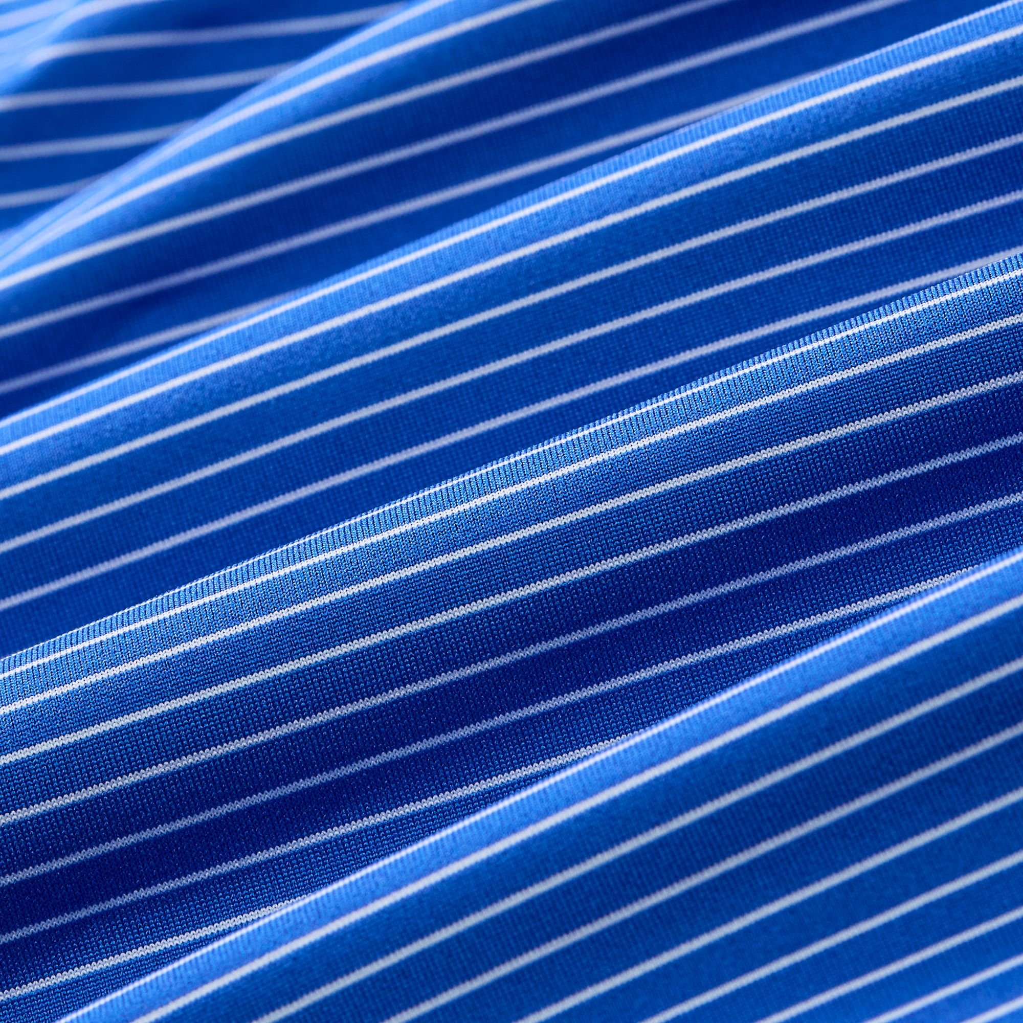 SMU Versa Polo Blue Alternating Stripe