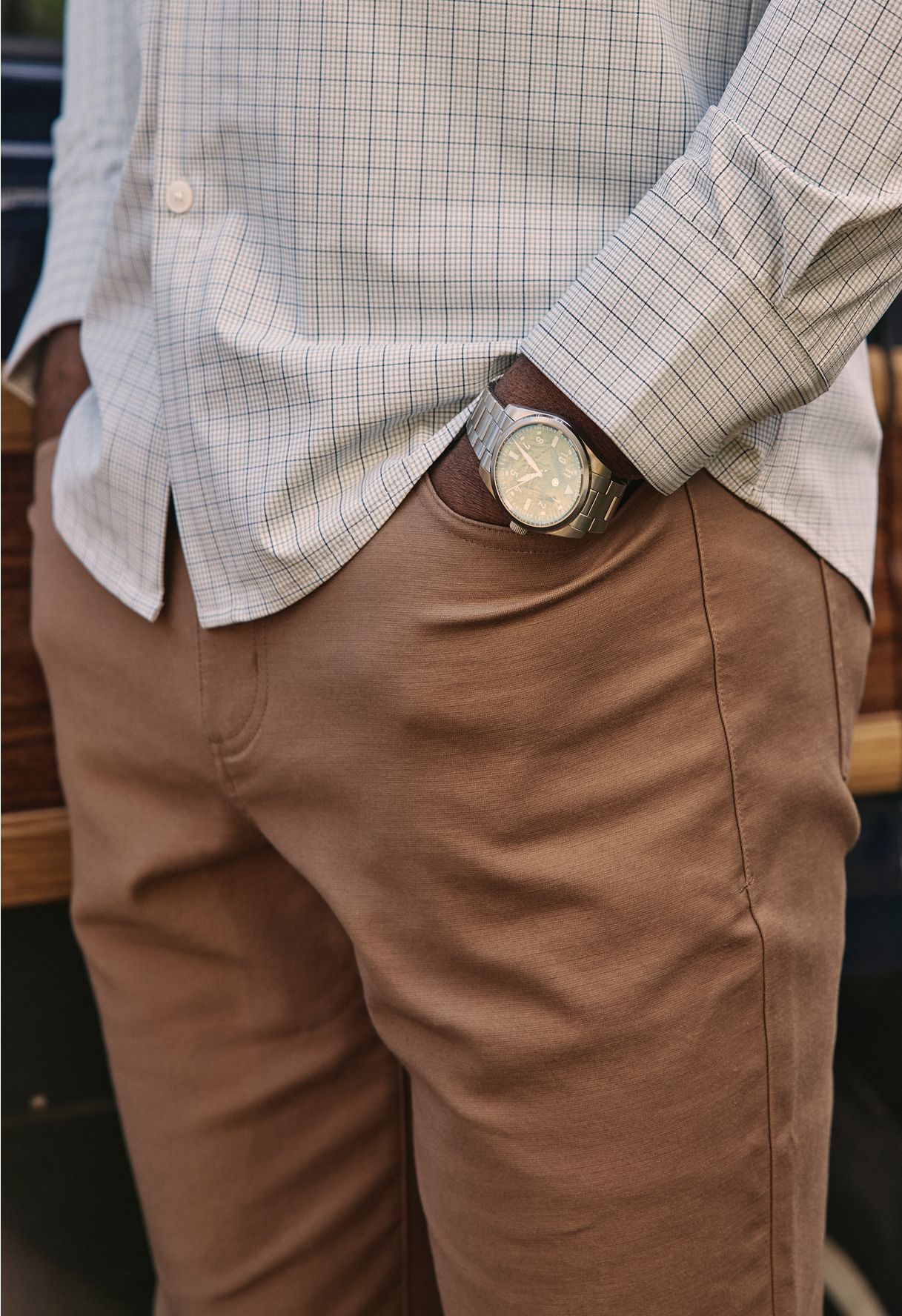 Our new Mayfield pant. Ready for work.