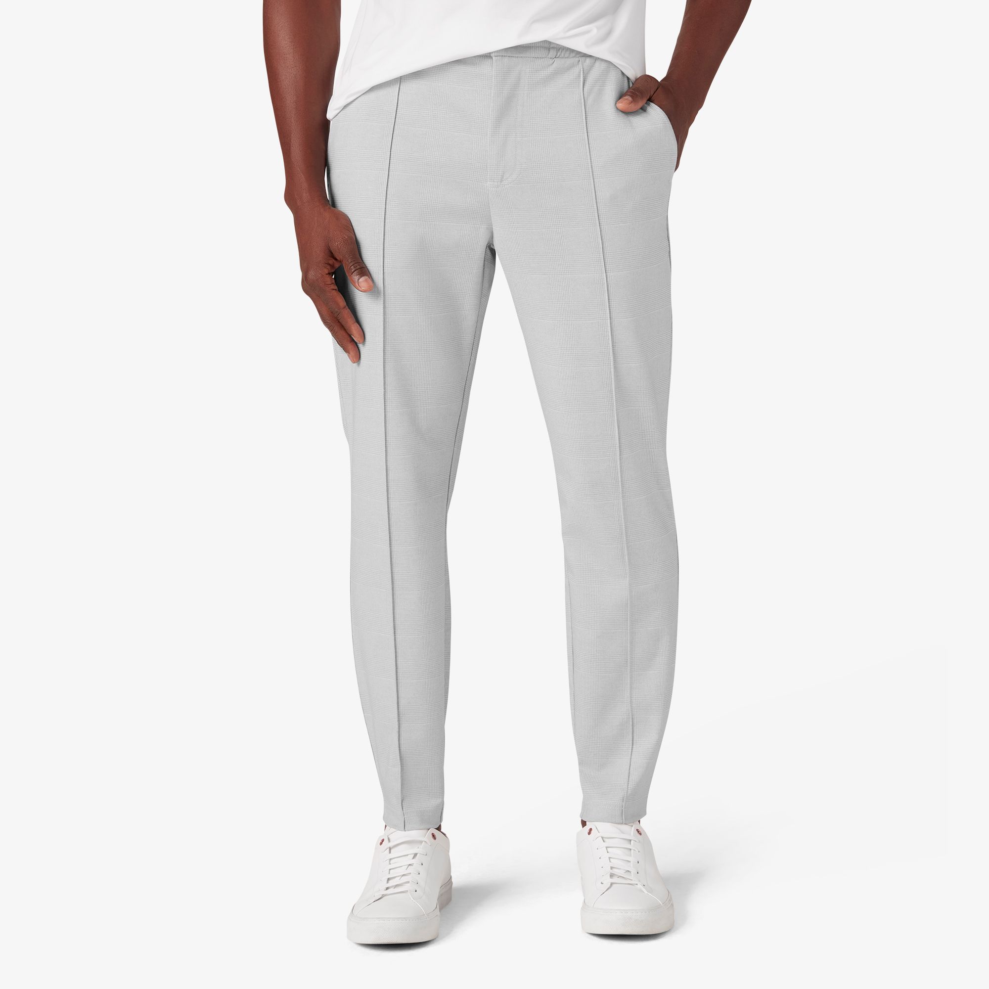 Parker Jogger Aluminum Glen Plaid