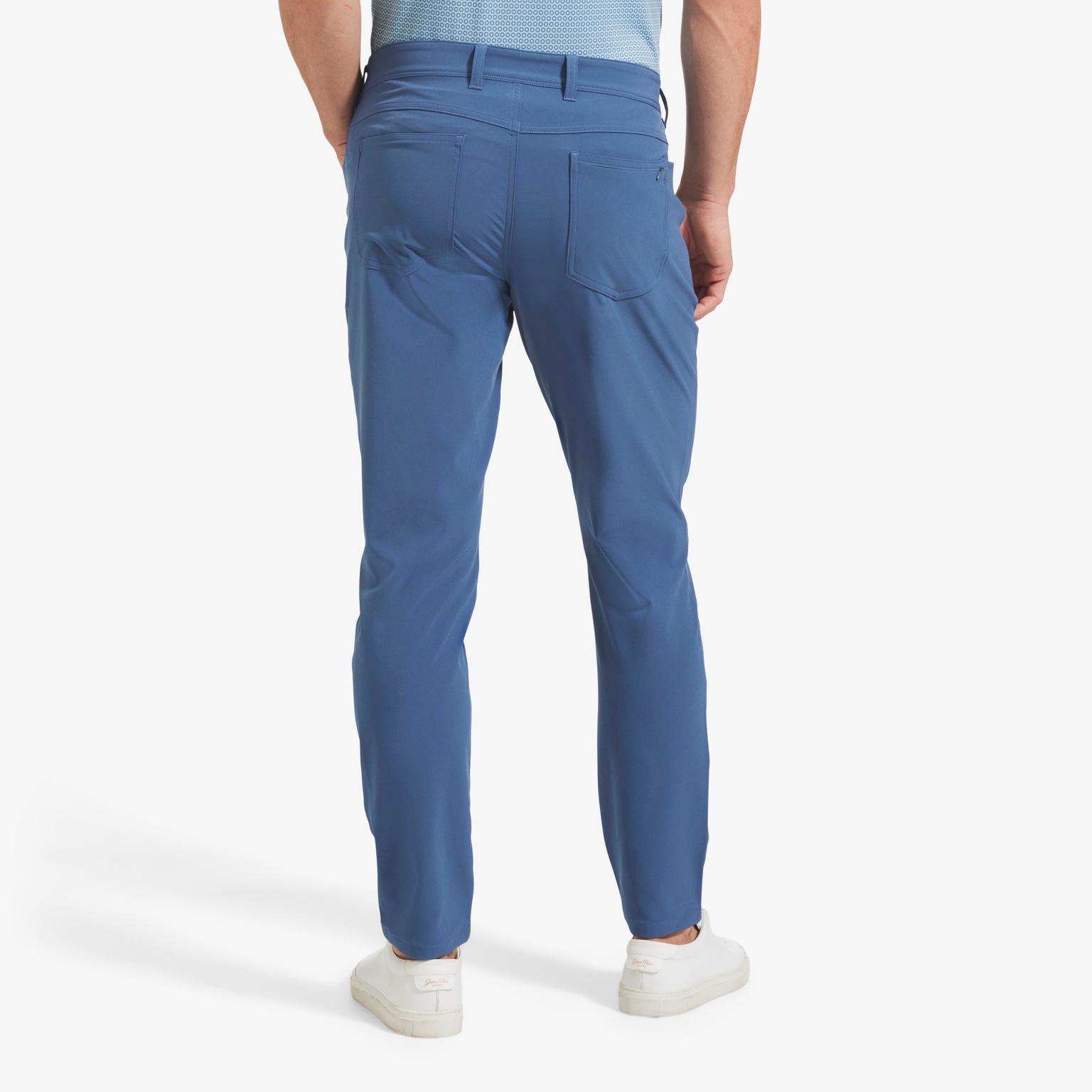 Deep Ocean Solid 5-Pocket Helmsman Pants - Mizzen+Main