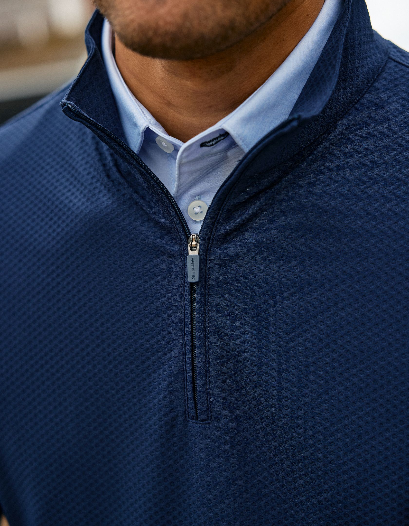 Mizzen man looking great at a photo shoot.