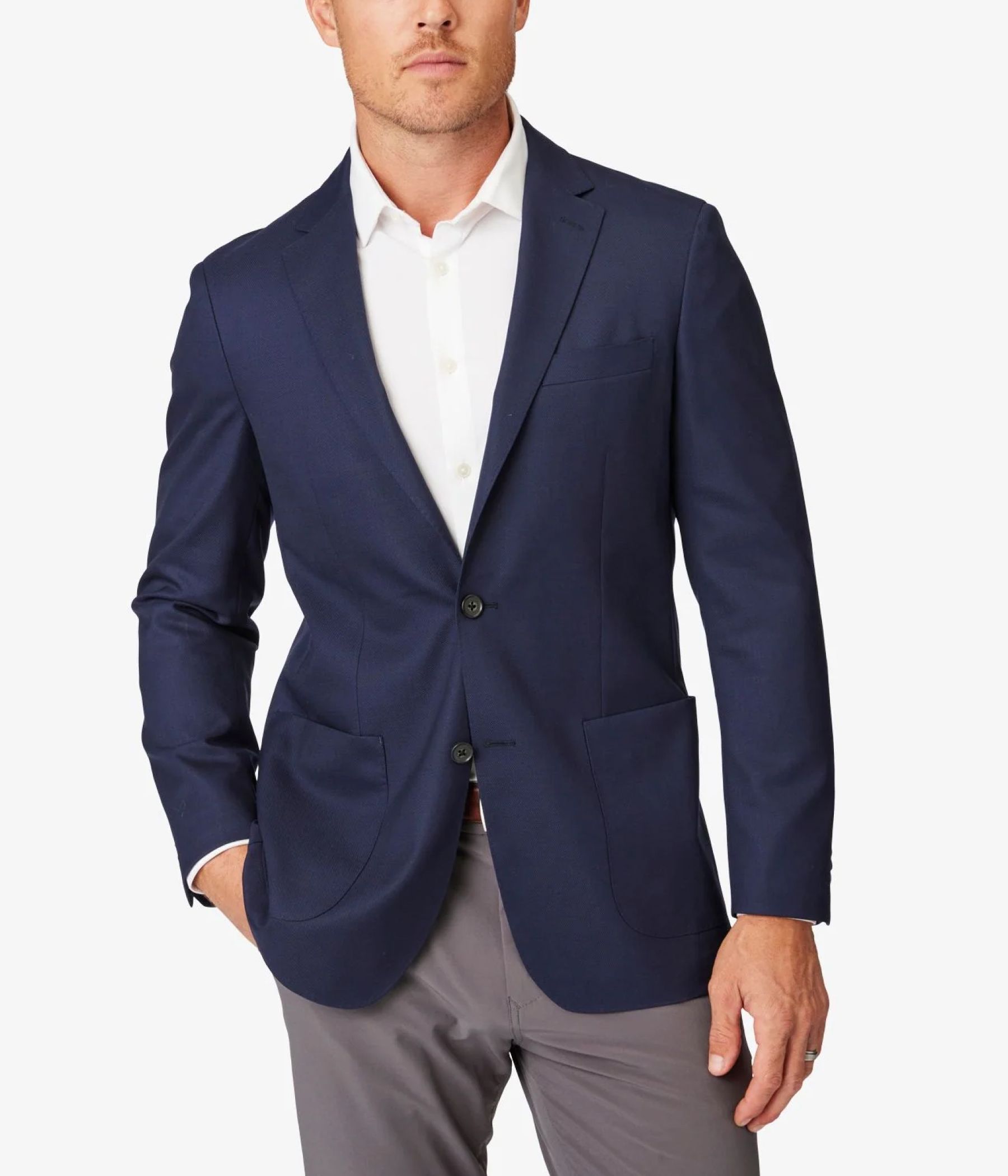 The Navy Lavelle Blazer displayed on a white background.