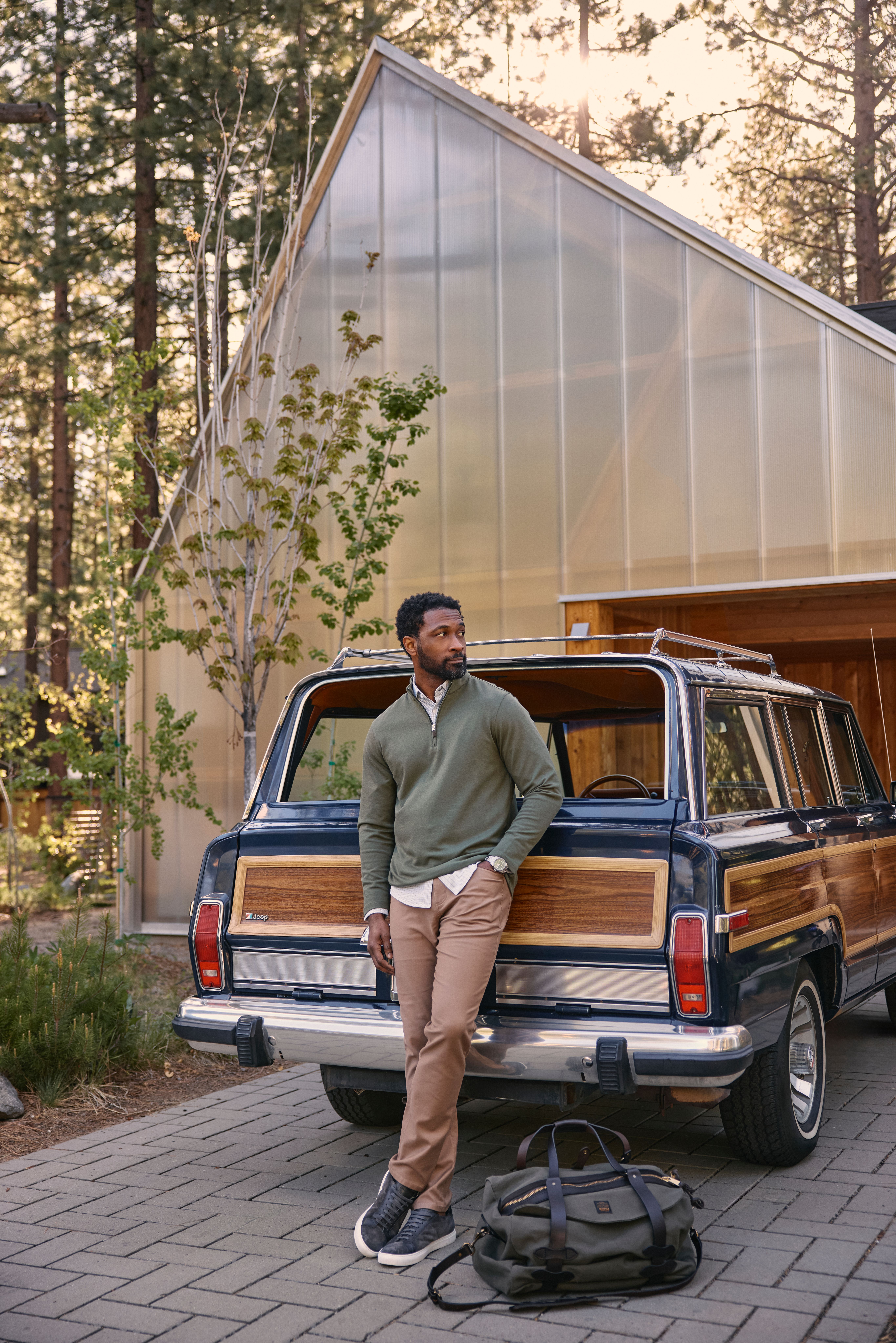 Mizzen man looking great at a photo shoot.