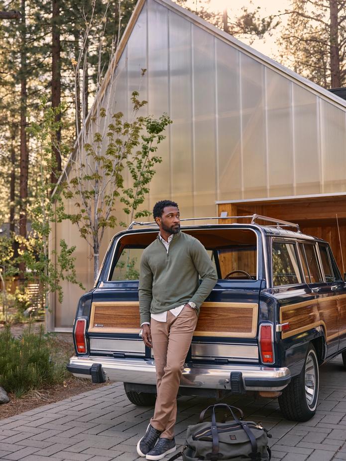 Mizzen man looking great at a photo shoot.