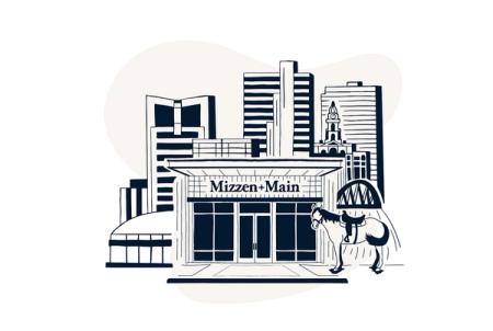 Mizzen and Main storefront.