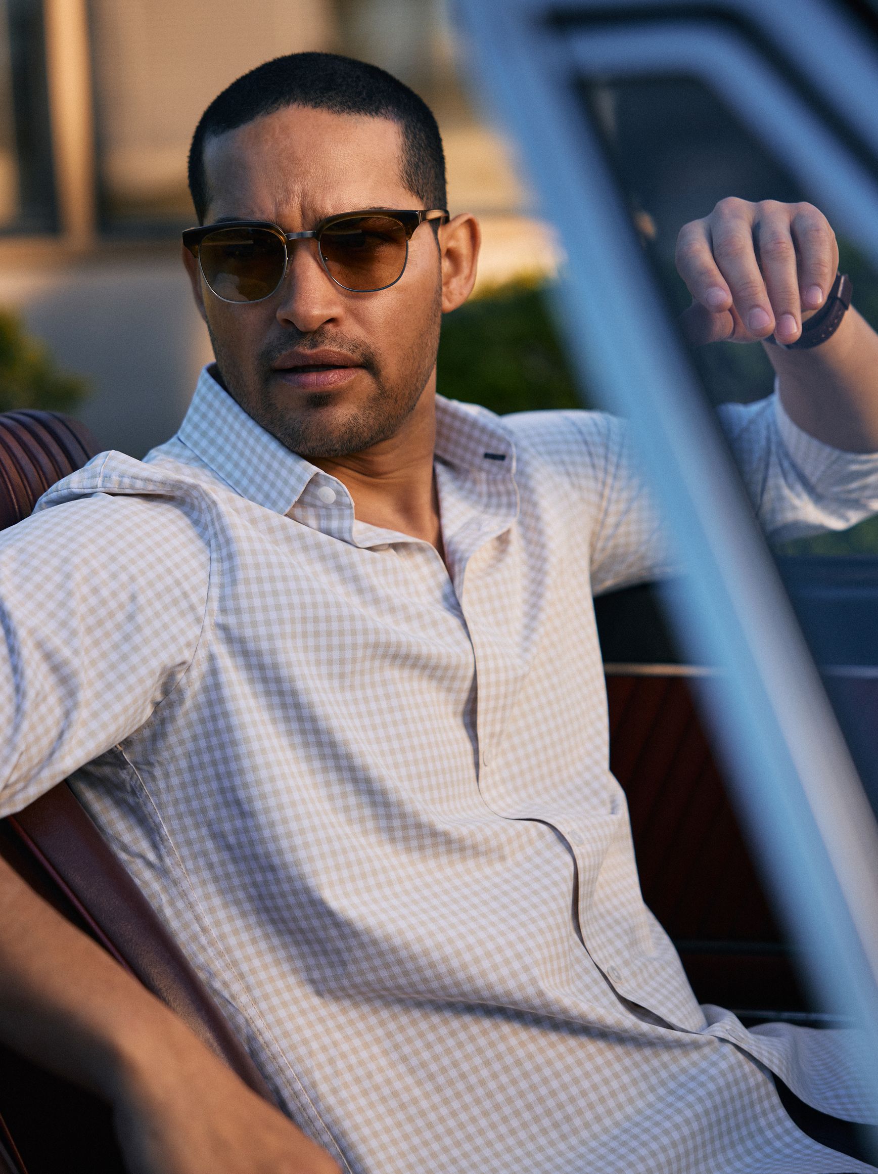 Mizzen man looking great at a photo shoot.